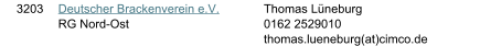 3203 Deutscher Brackenverein e.V. RG Nord-Ost Thomas Lneburg 0162 2529010 thomas.lueneburg(at)cimco.de